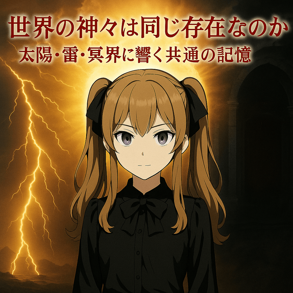 世界の神々は同じ存在なのか――太陽・雷・冥界に響く共通の記憶