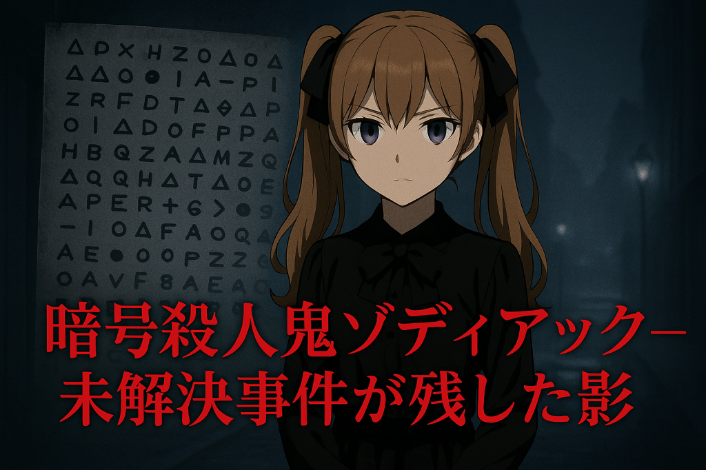 暗号殺人鬼ゾディアック――未解決事件が残した影