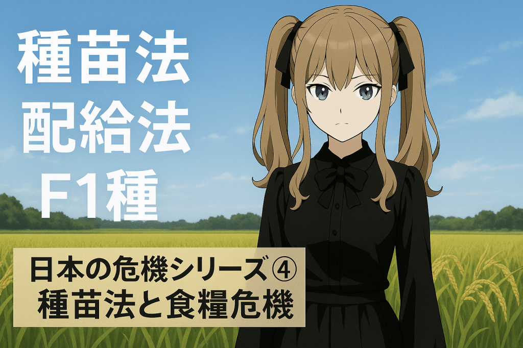 日本の危機シリーズ④──種苗法と食糧危機