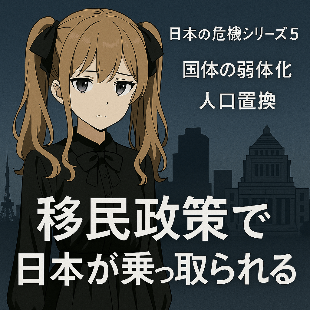 日本の危機シリーズ⑤──移民政策で日本が乗っ取られる