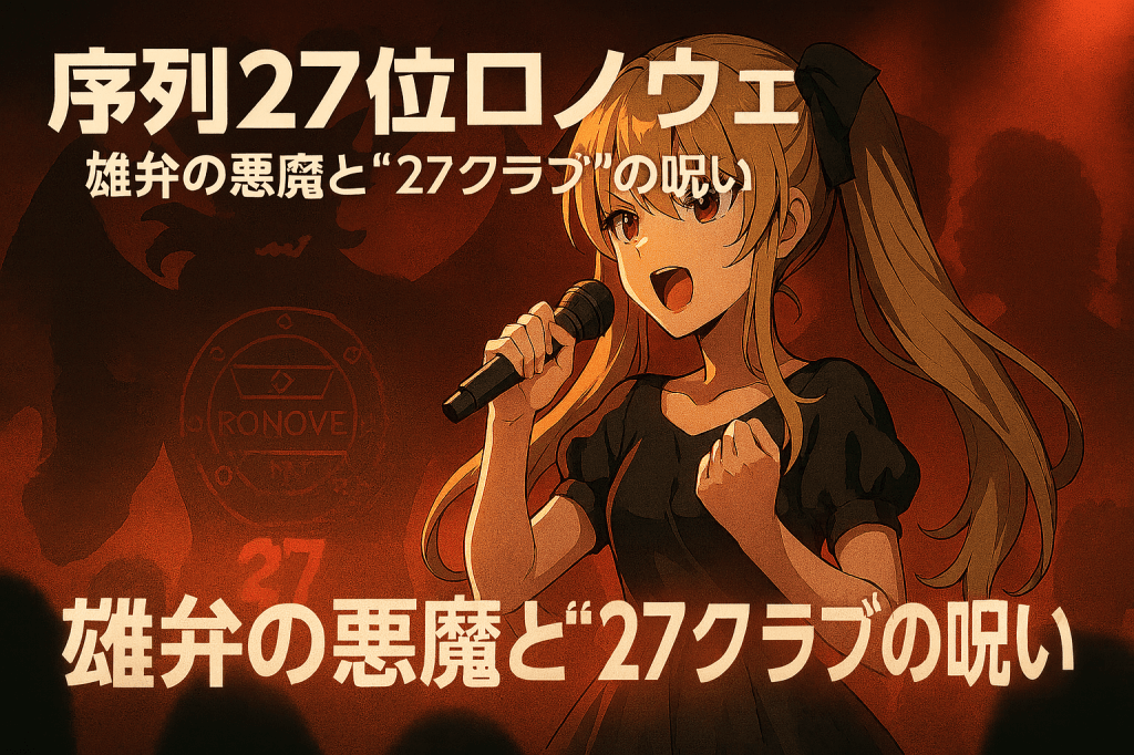 ロノウェ ─ 言葉を操る悪魔と27クラブの伝説