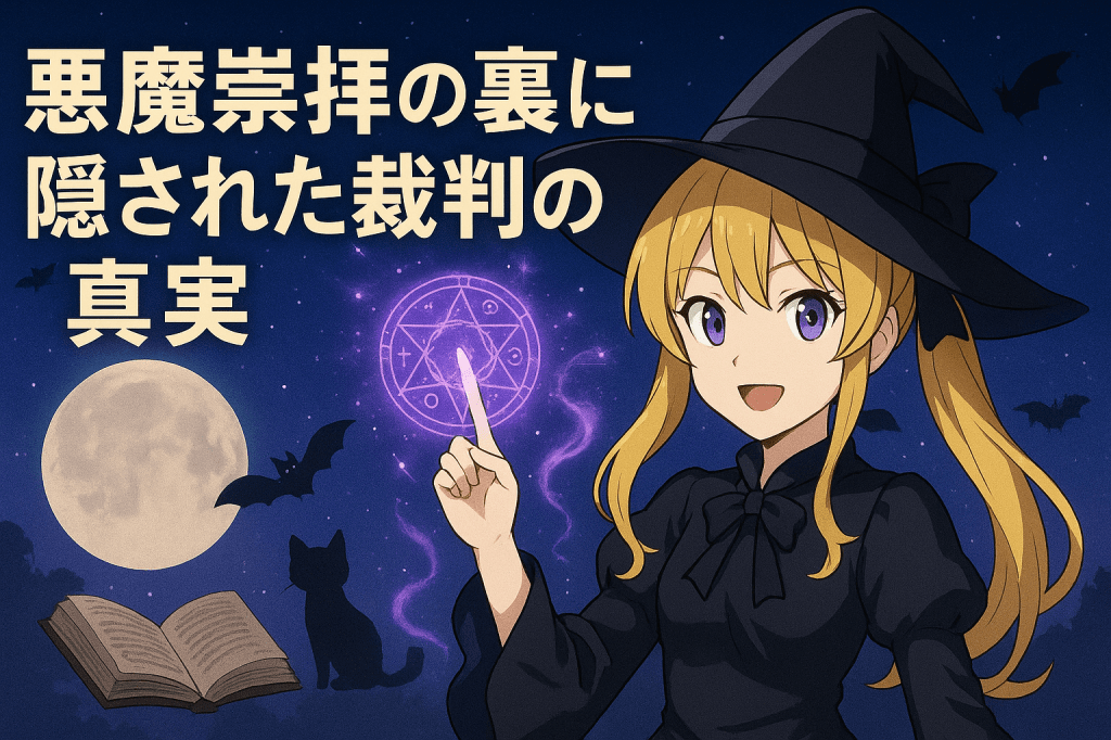 悪魔崇拝の裏に隠された裁判の真実 ― 魔女狩りと恐怖の支配