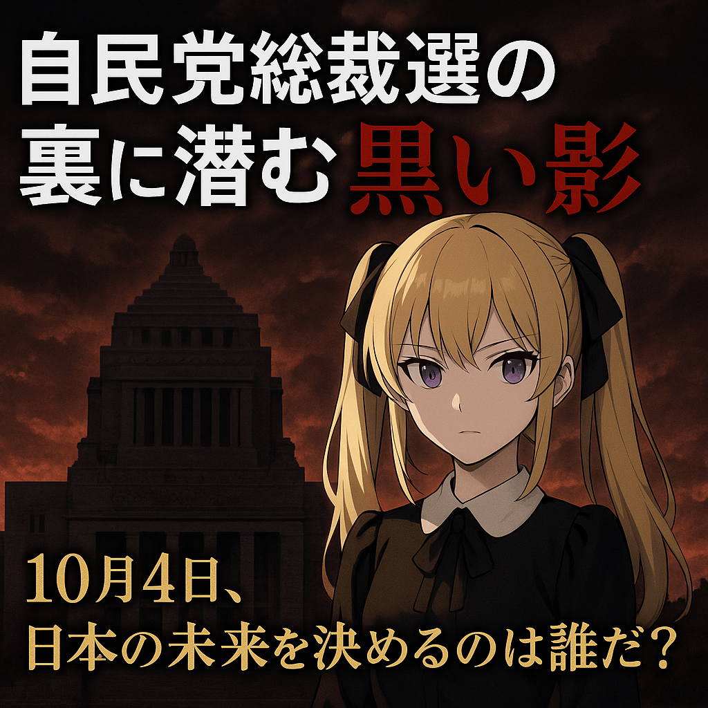 【緊急】自民党総裁選の裏に潜む黒い影――真の勝者は誰か
