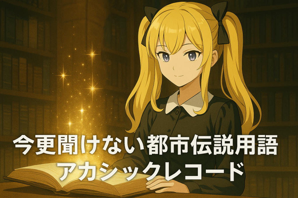 今更聞けない都市伝説用語──アカシックレコード