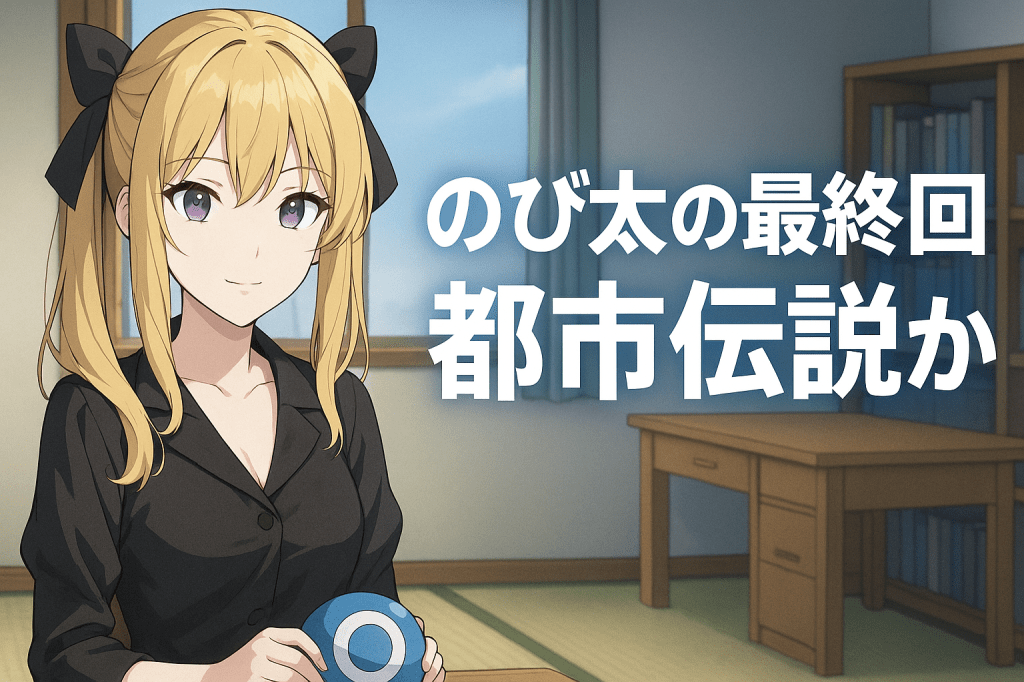 ドラえもんーのび太の最終回は都市伝説かー