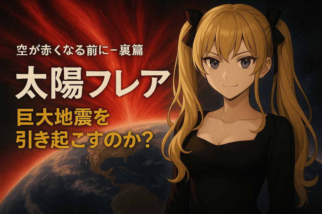 空が赤くなる前に【裏篇】──太陽フレアと巨大地震の“因果”を巡る深淵