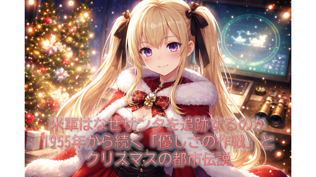 米軍はなぜサンタを追跡するのか――1955年から続く「優しさの作戦」とクリスマスの都市伝説