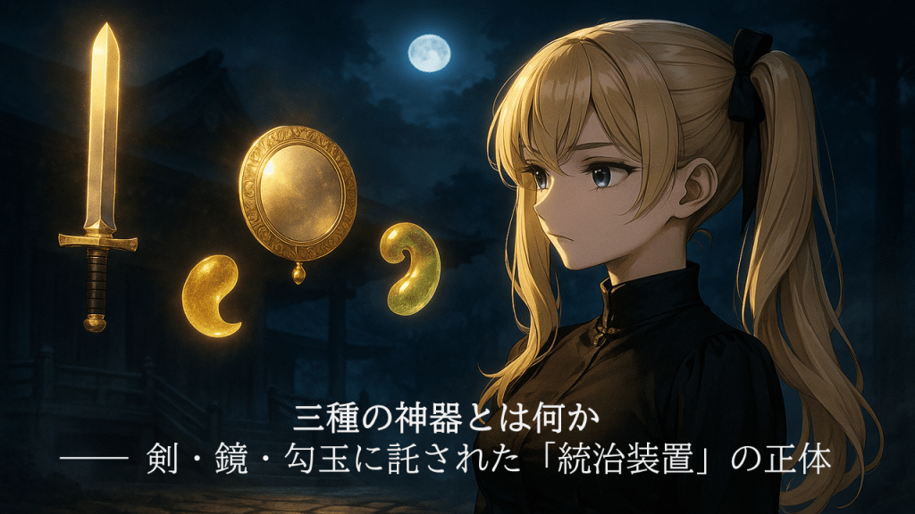 三種の神器とは何か―― 剣・鏡・勾玉に託された「統治装置」の正体