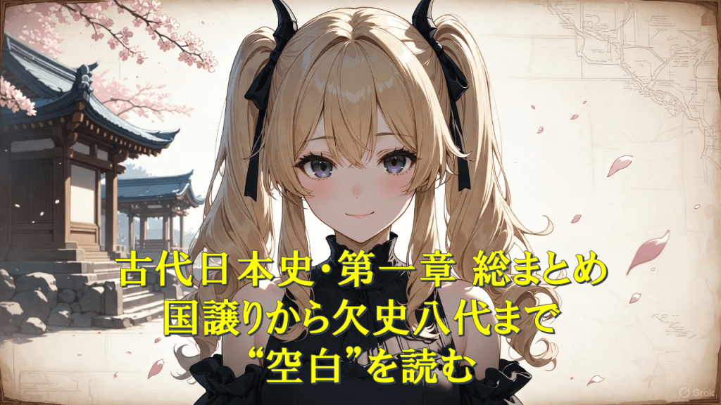 古代日本史・第一章 総まとめ：国譲りから欠史八代まで――“空白”を読む