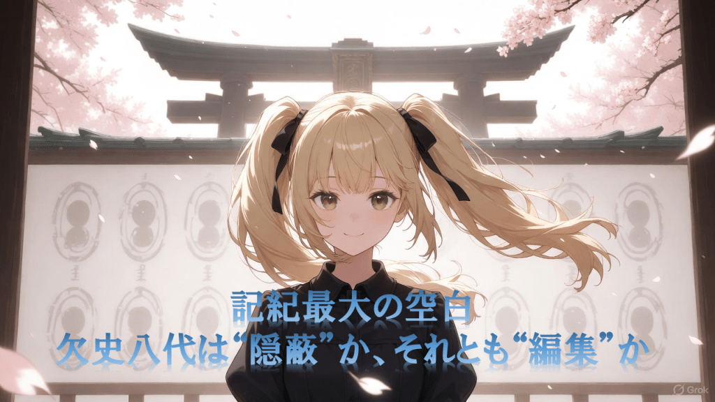 記紀最大の空白:欠史八代は“隠蔽”か、それとも“編集”か