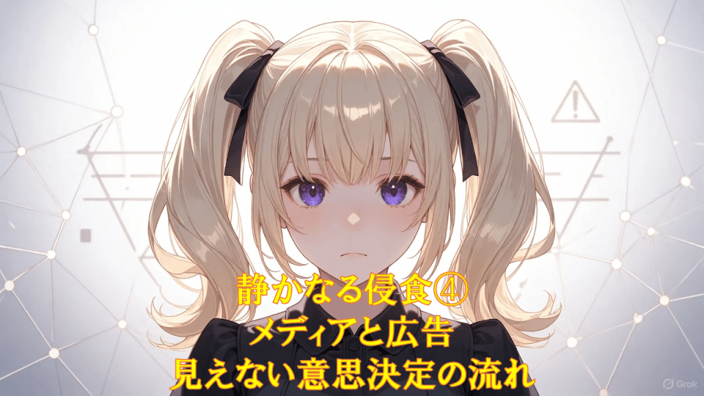 静かなる侵食④:メディアと広告――見えない意思決定の流れ