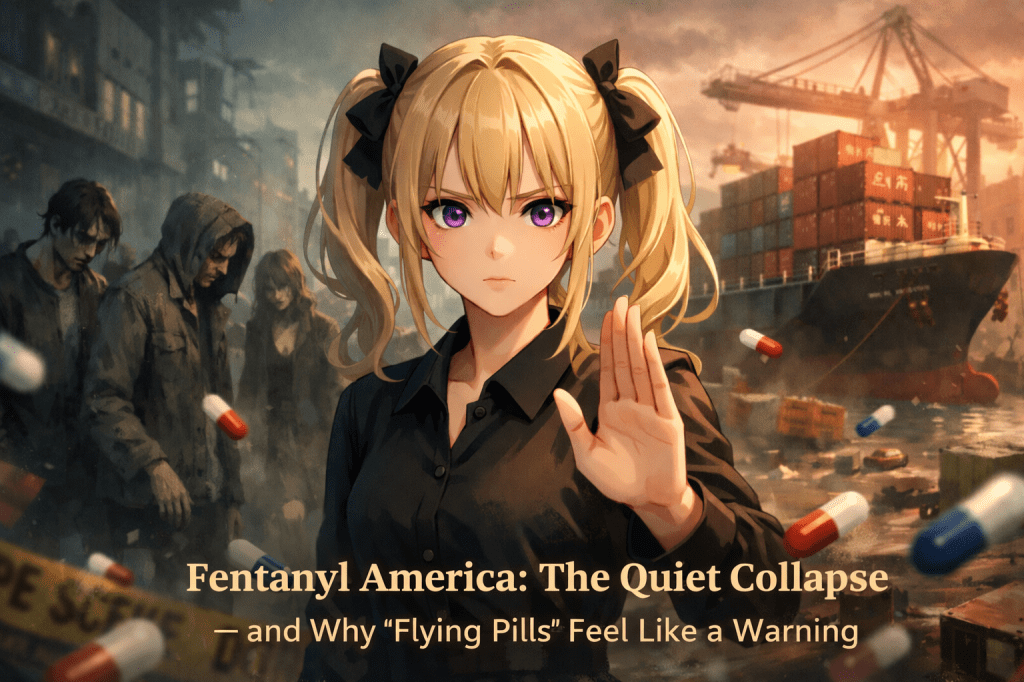 Fentanyl America: “Flying Pills” as a Warning — Zombie Towns, Ports, and a Quiet Collapse