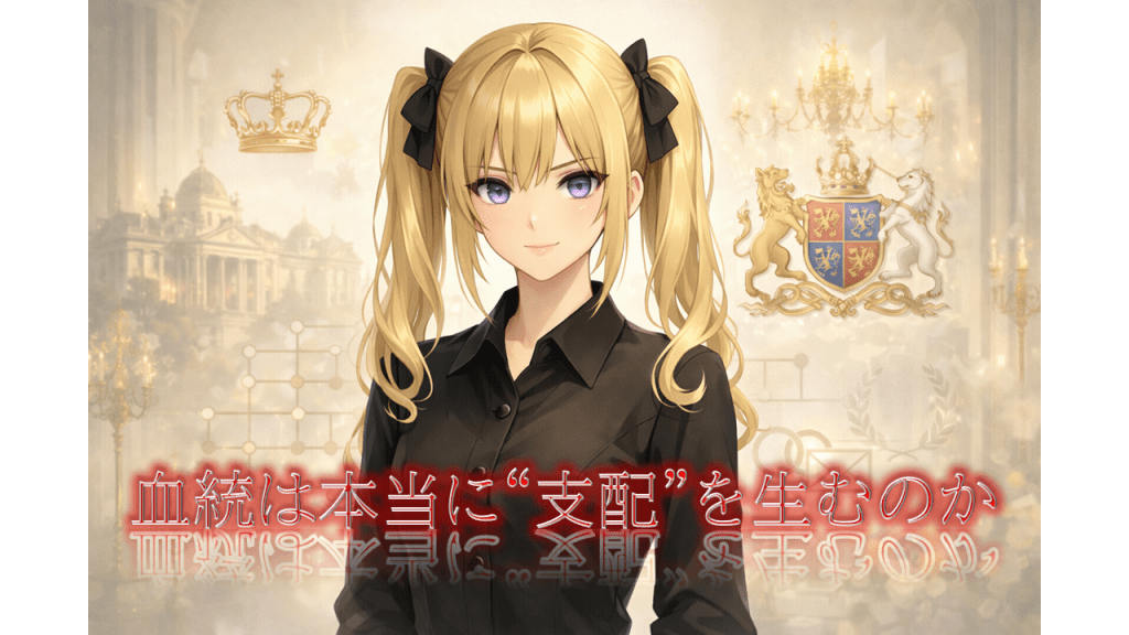 血統は本当に“支配”を生むのか──王族・貴族・財団・旧家の“見えない設計図”