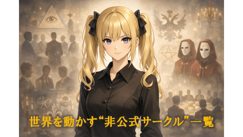世界を動かす“非公式サークル”一覧──秘密結社・クラブ・会合の現代地図