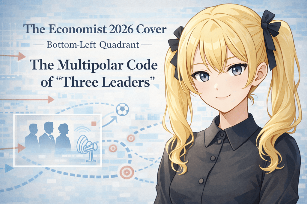 Where Did We Come From? — The Economist 2026 Cover (Bottom-Left): The Multipolar Code of “Three Leaders”