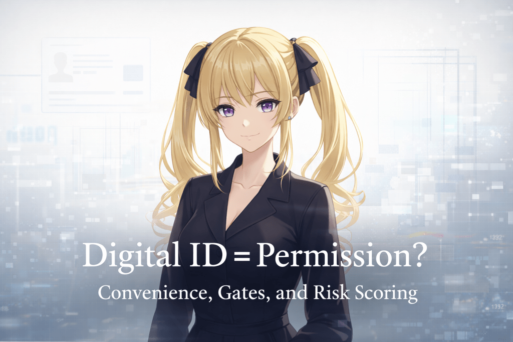 Digital ID = Permission? Convenience, Gates, and Risk&nbsp;Scoring
