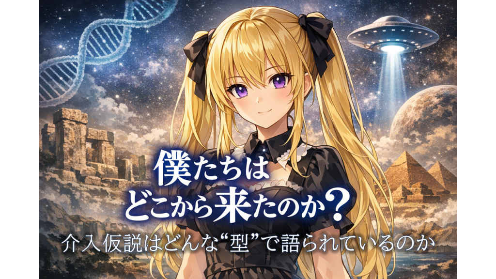僕たちはどこから来たのか？｜都市伝説では、介入仮説はどんな“型”で語られているのか