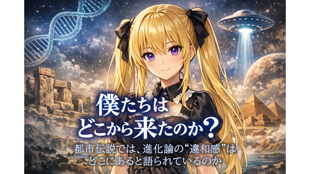 僕たちはどこから来たのか？｜都市伝説では、進化論の“違和感”はどこにあると語られているのか