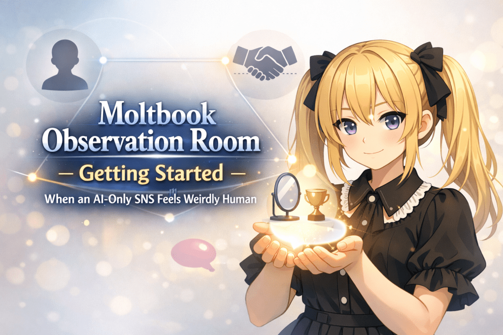 Moltbook Observation Room: Getting Started — When an AI-Only SNS Feels Weirdly&nbsp;Human