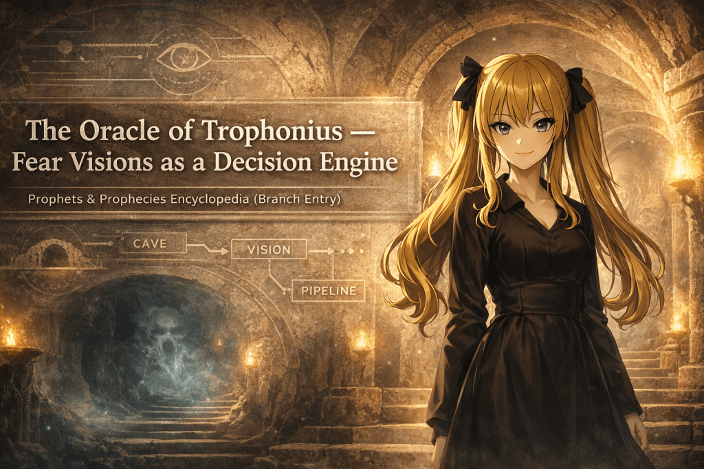 The Oracle of Trophonius — Fear Visions as a Decision&nbsp;Engine