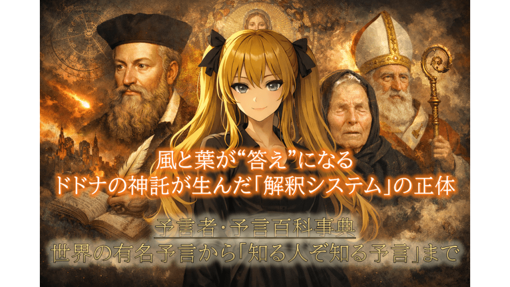 風と葉が“答え”になる──ドドナの神託が生んだ「解釈システム」の正体