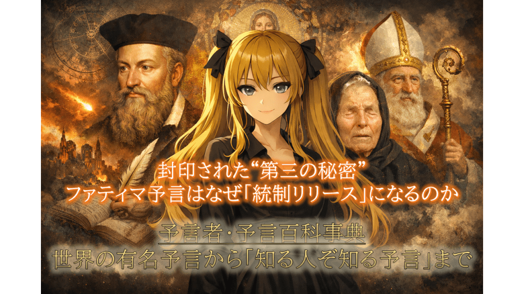 封印された“第三の秘密”──ファティマ予言はなぜ「統制リリース」になるのか