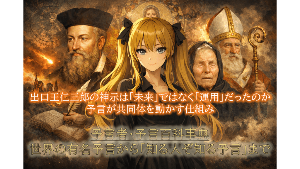 出口王仁三郎の神示は「未来」ではなく「運用」だったのか――予言が共同体を動かす仕組み