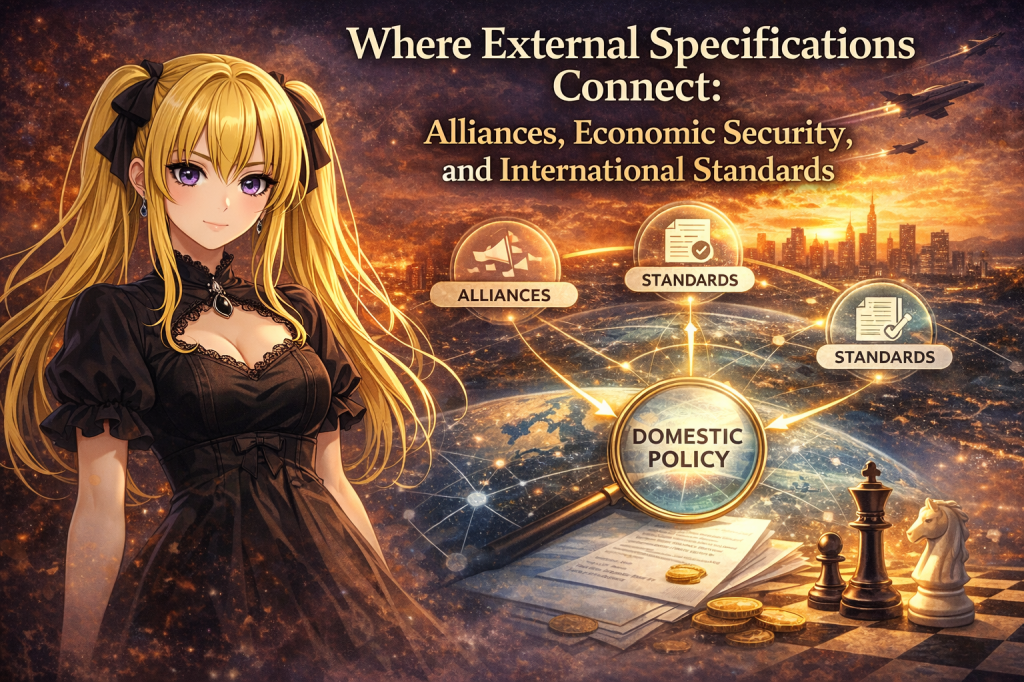 Where “External Specifications” Connect — Junctions of Alliances, Economic Security, and International&nbsp;Standards