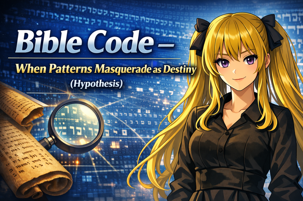 Bible Code — When Patterns Masquerade as Destiny (Hypothesis)