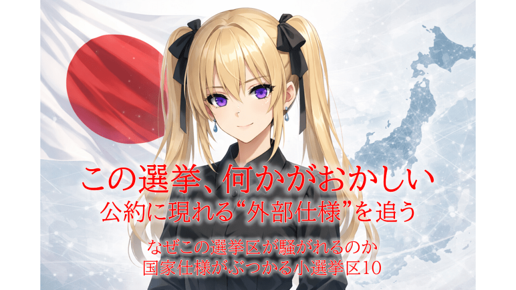 なぜこの選挙区が騒がれるのか――国家仕様がぶつかる小選挙区10