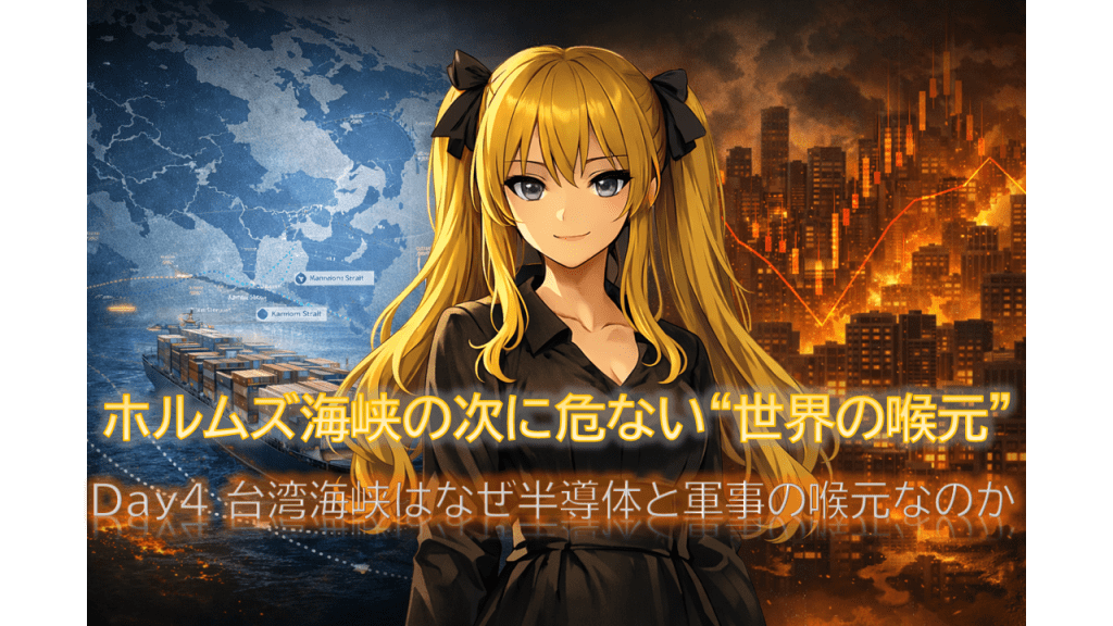 ホルムズ海峡の次に危ない“世界の喉元”――Day4 台湾海峡はなぜ半導体と軍事の喉元なのか