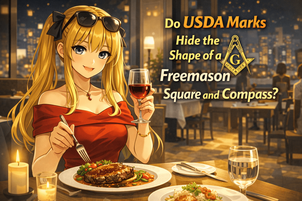 USDAマークにはフリーメイソンのコンパスと定規が隠されているのか