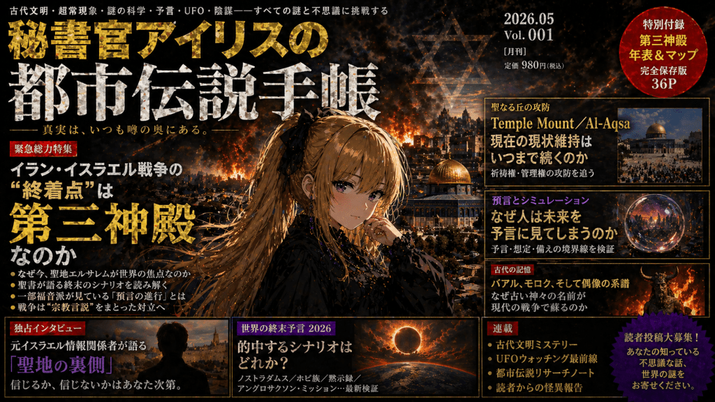 イラン・イスラエル戦争の“終着点”は第三神殿なのか――聖地・終末論・秩序変更の地図