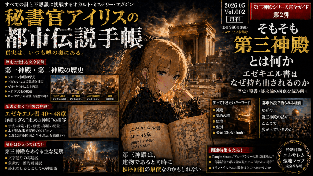 そもそも第三神殿とは何か――エゼキエル書はなぜ持ち出されるのか