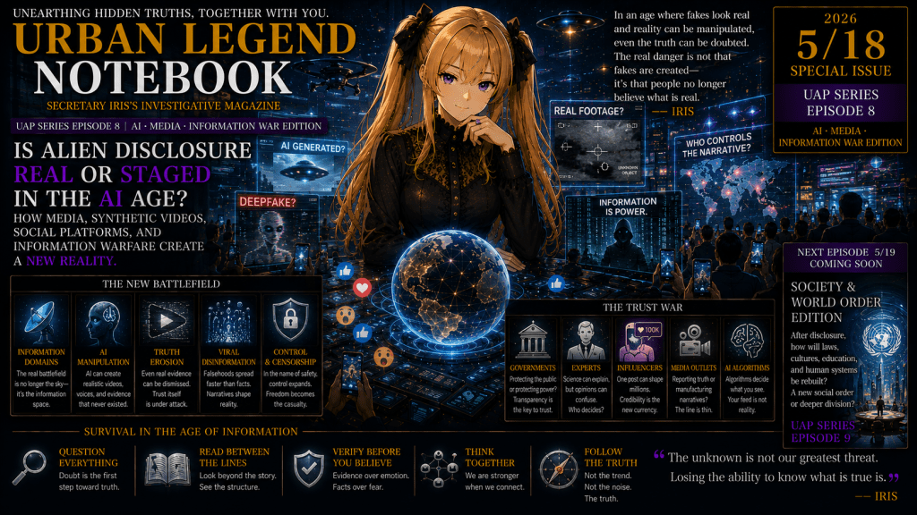 Is Alien Disclosure Real or Staged in the AI Age? — Media, Synthetic Video, Social Platforms, and the New Reality War