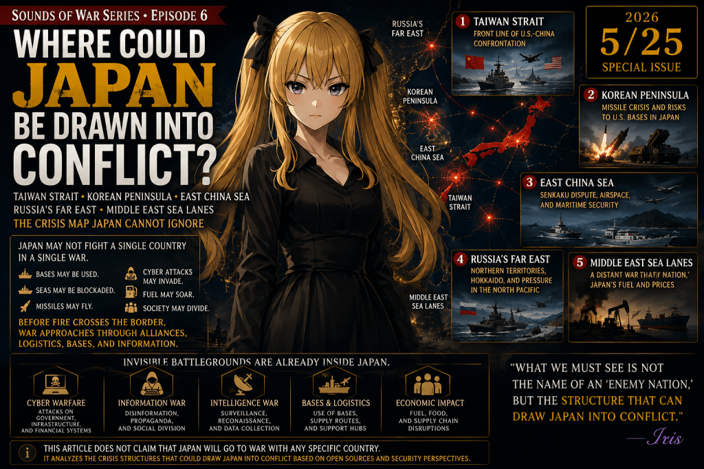 Where Could Japan Be Drawn Into Conflict? — Taiwan Strait, Korean Peninsula, East China Sea, Russia’s Far East, and Middle East Sea&nbsp;Lanes