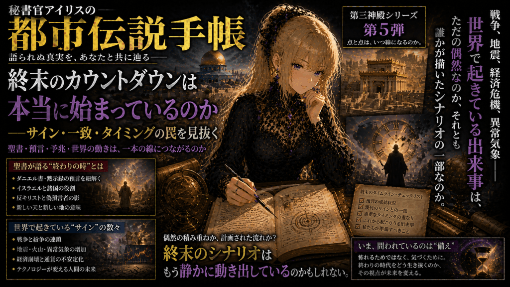 終末のカウントダウンは本当に始まっているのか――サイン・一致・タイミングの罠を読む