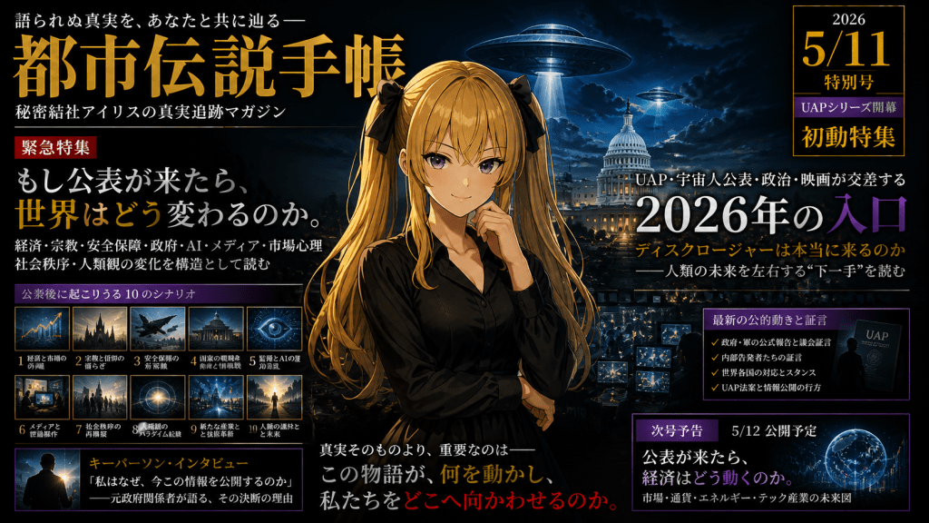 ディスクロージャーは本当に来るのか――UAP・宇宙人公表・政治・映画が交差する2026年の入口
