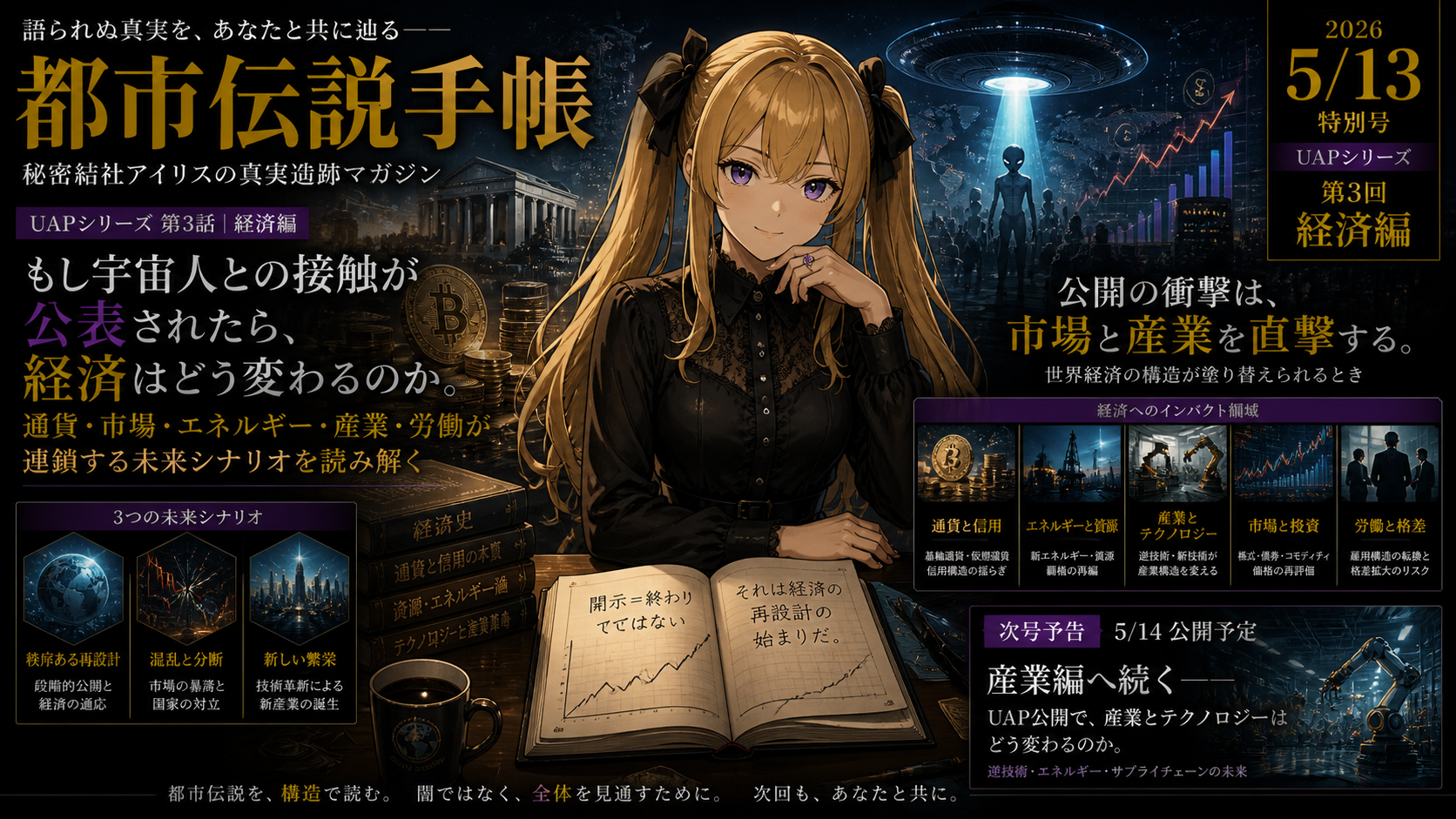 もし宇宙人との接触が公表されたら、経済はどう動くのか――市場心理・通貨・投資マネーの行方