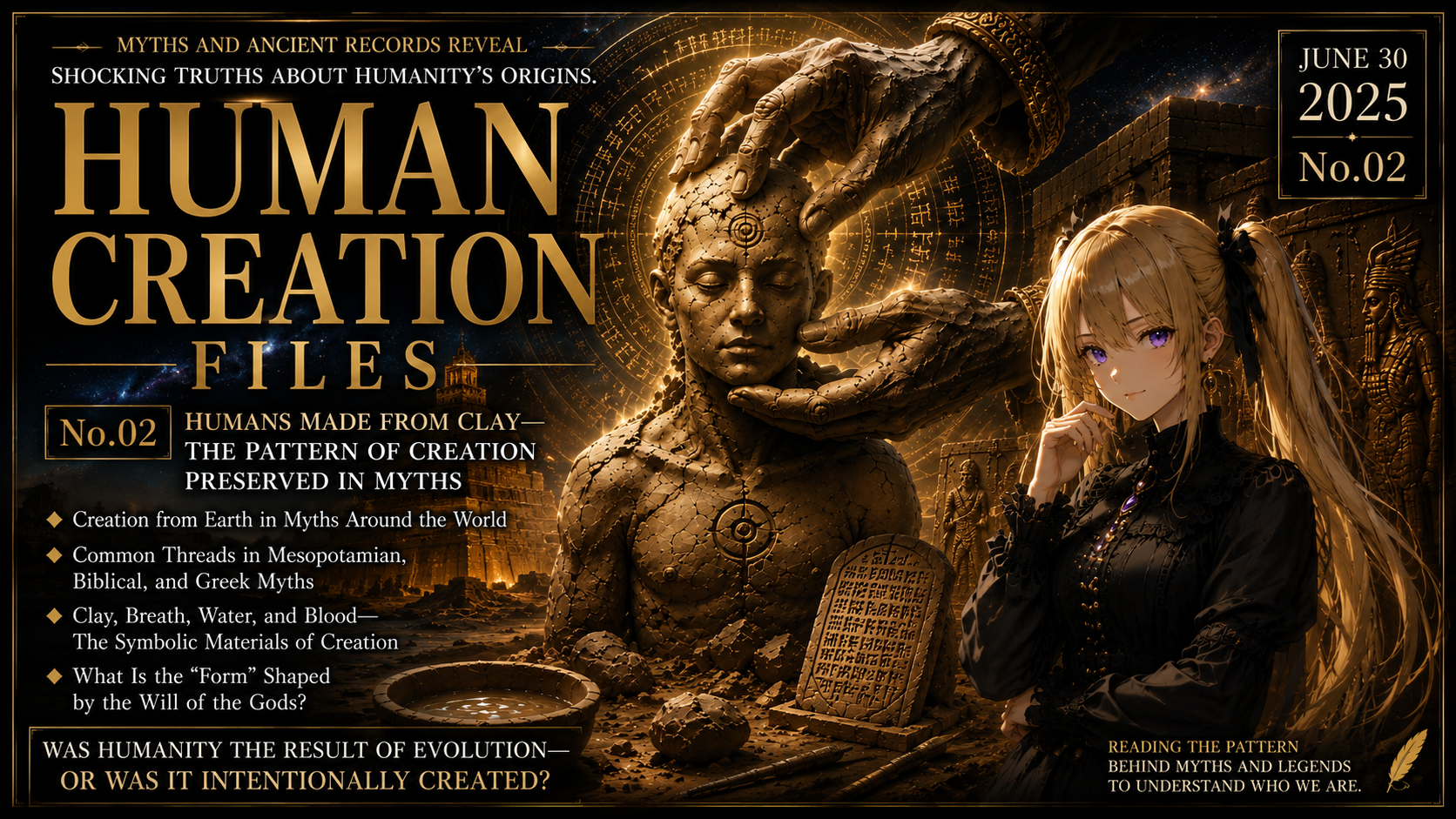 Human Creation Files No.02: Humans Made from Clay — The Pattern of Creation Preserved in Myth