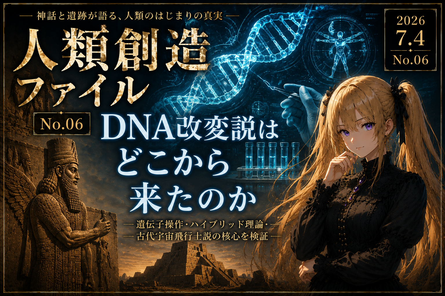 人類創造ファイル No.06:DNA改変説はどこから来たのか