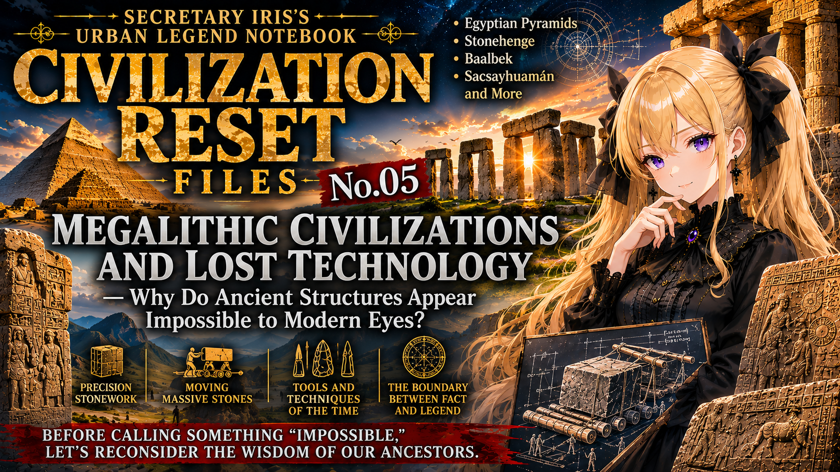 Civilization Reset Files No.05: Megalithic Civilizations and Lost Technology—Why Do Ancient Monuments Seem Impossible?