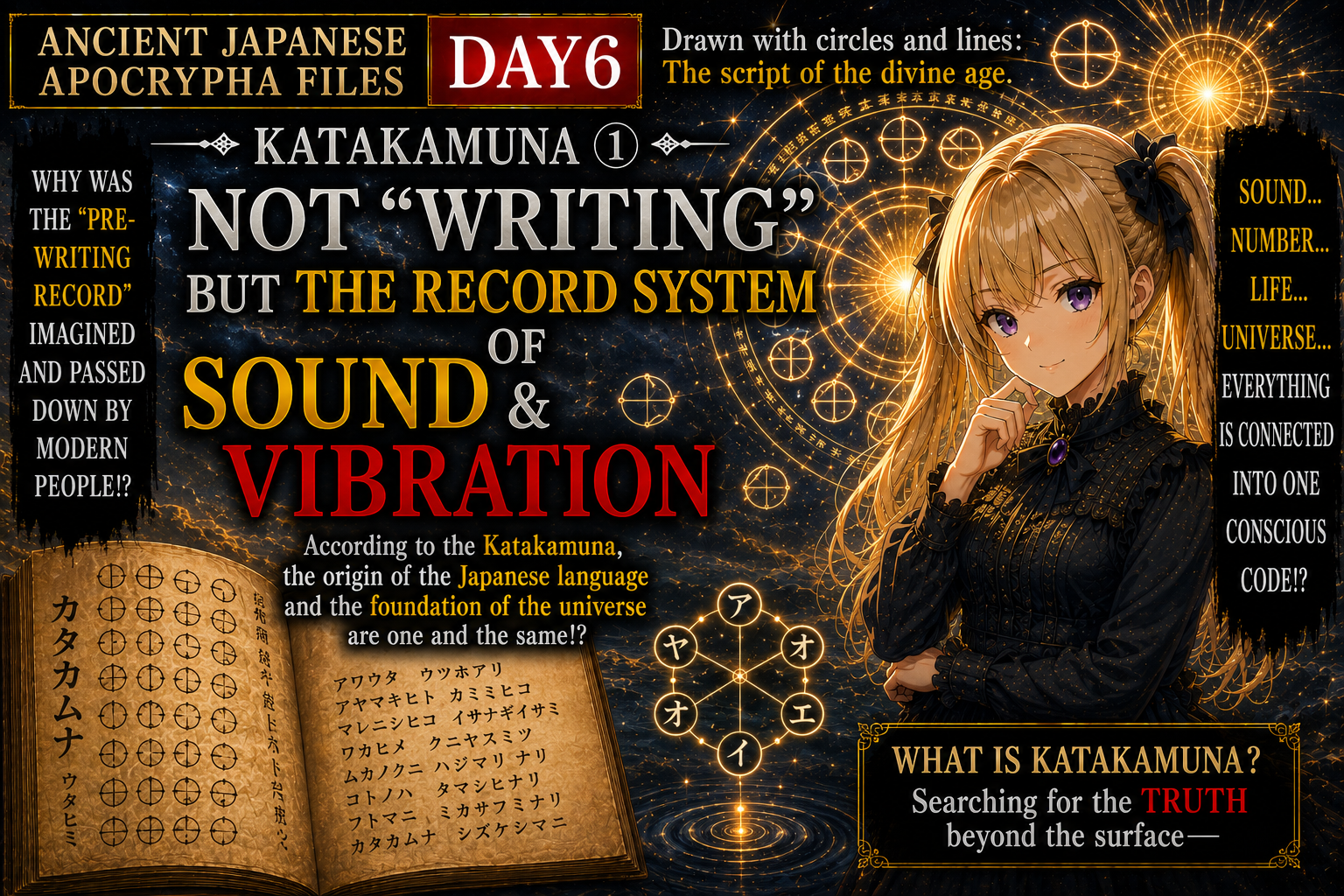 Ancient Japanese Apocrypha Files No.06: Katakamuna, Part One—A Record System of “Sound and Vibration,” Not Merely Writing