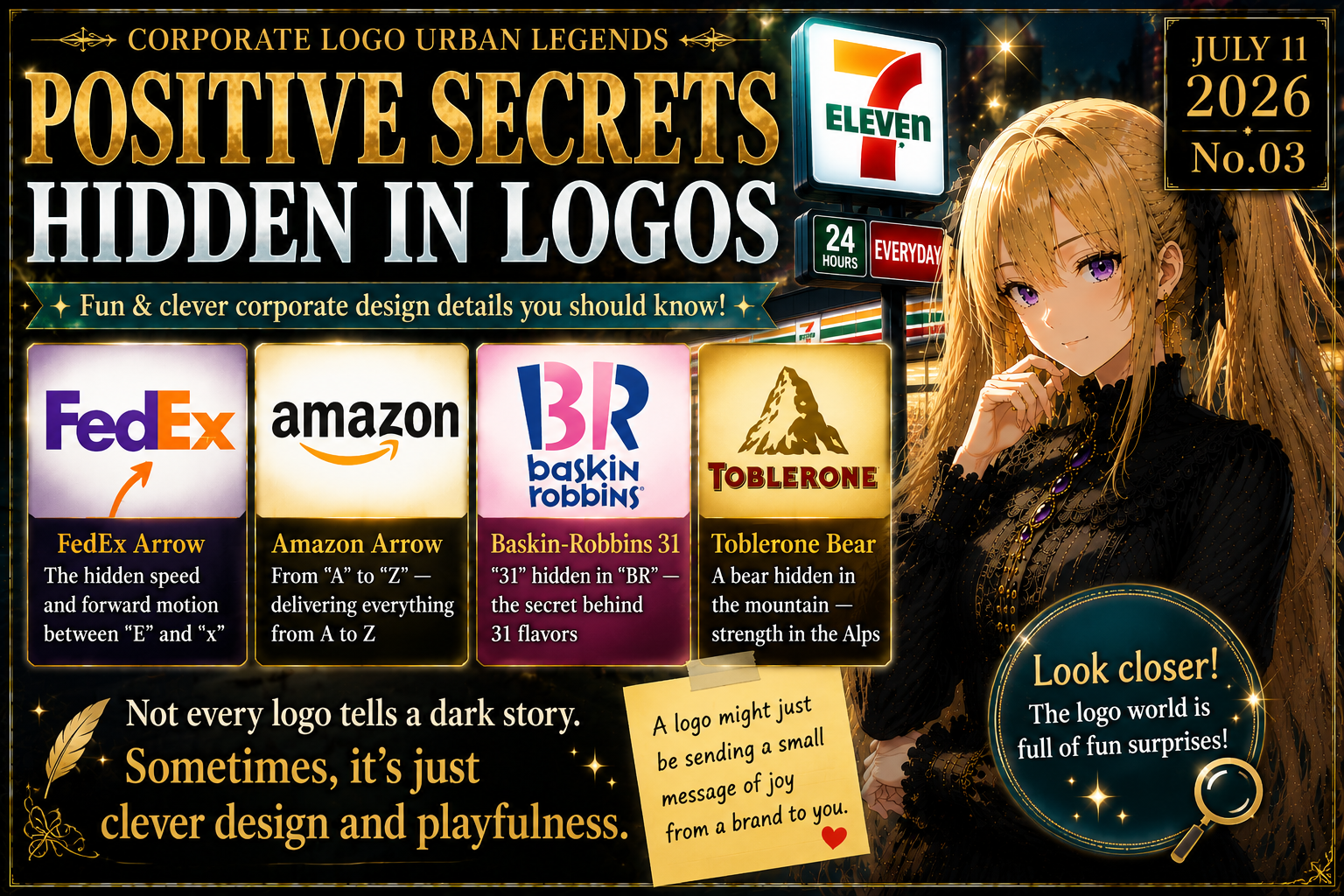 Corporate Logo Urban Legends: Positive Hidden Messages — Clever Brand Design You’ll Be Glad You Noticed
